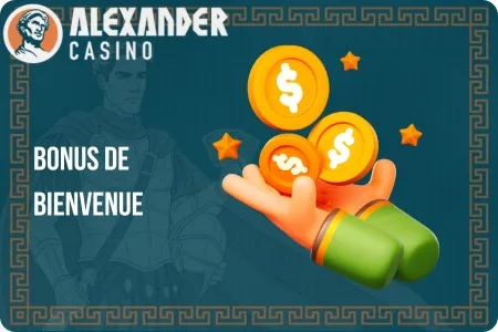 Bonus de Bienvenue chez Alexander 