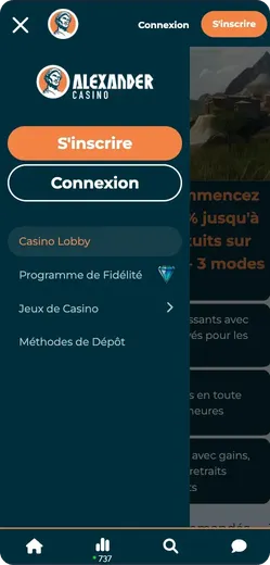 Menu principal